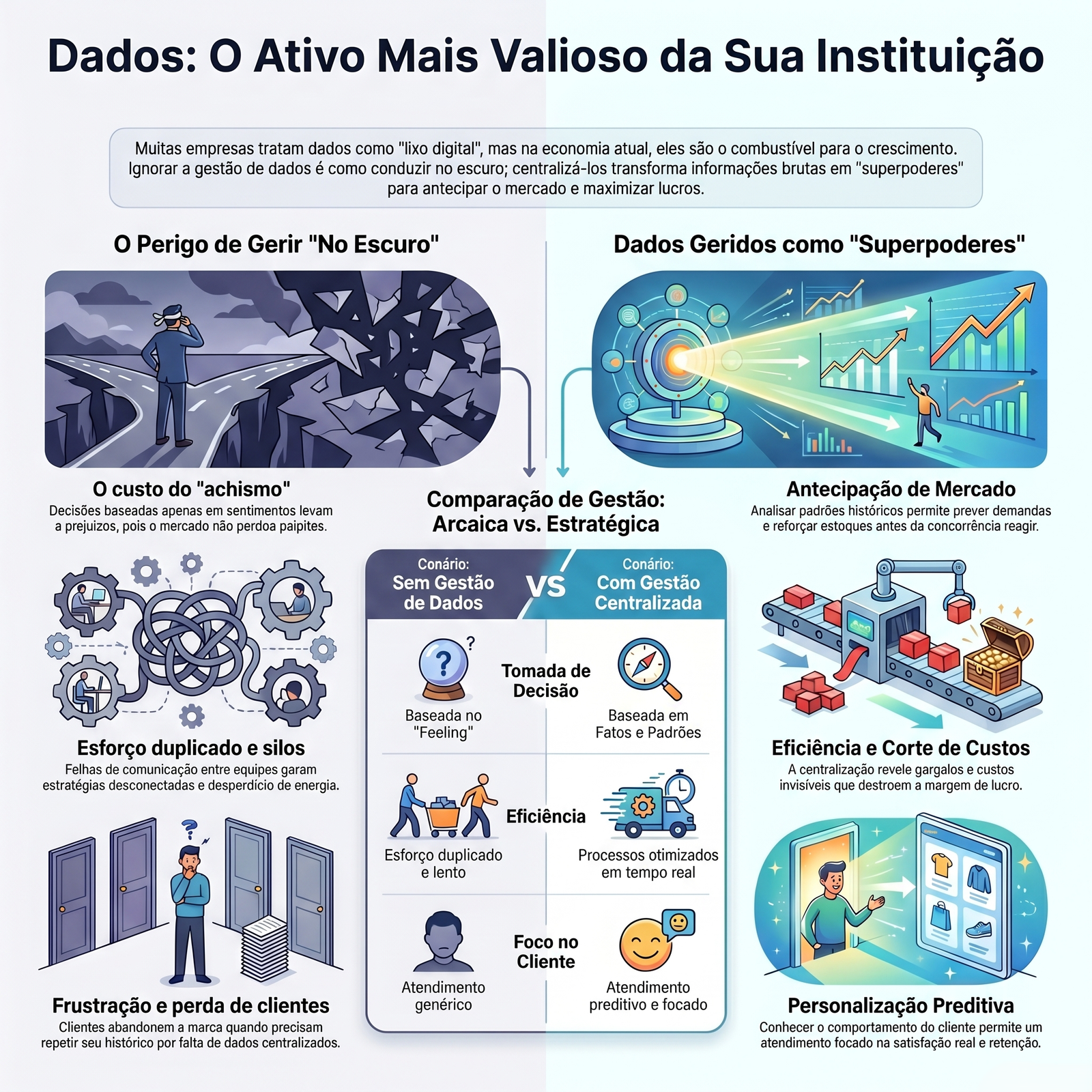 Gestão de dados: Por que é o activo mais valioso da sua instituição?