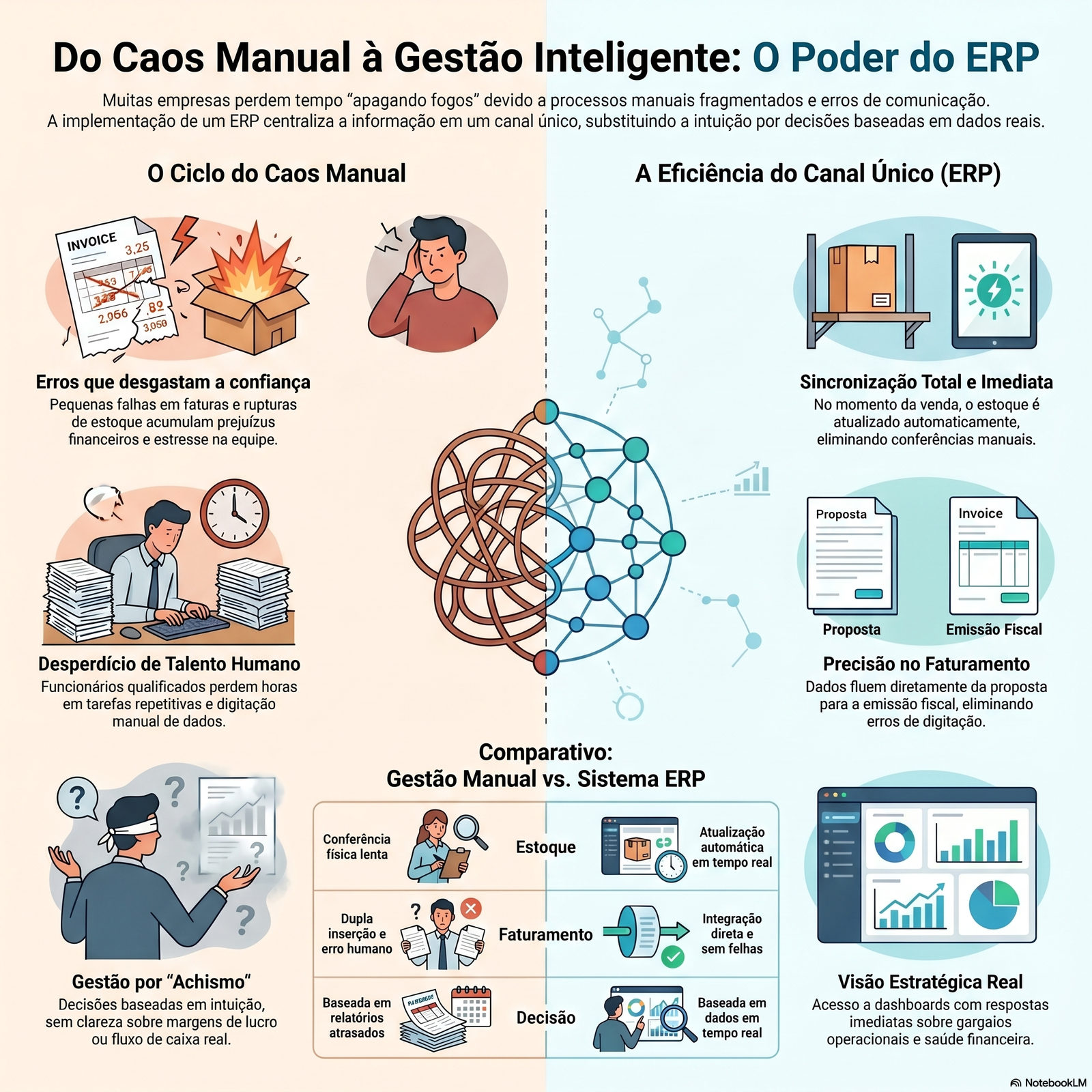 Como um Sistema de Gestão Pode Reduzir Erros e Aumentar a Eficiência da Sua Empresa
