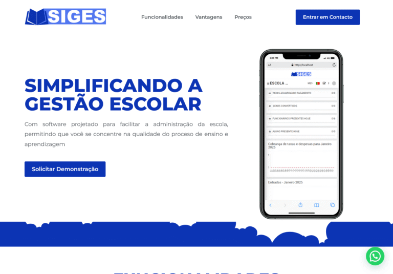 Imagem do projecto SIGES
